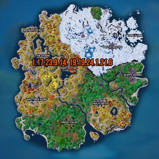 Fortnite Cipher Quests Encrypted 1 location map