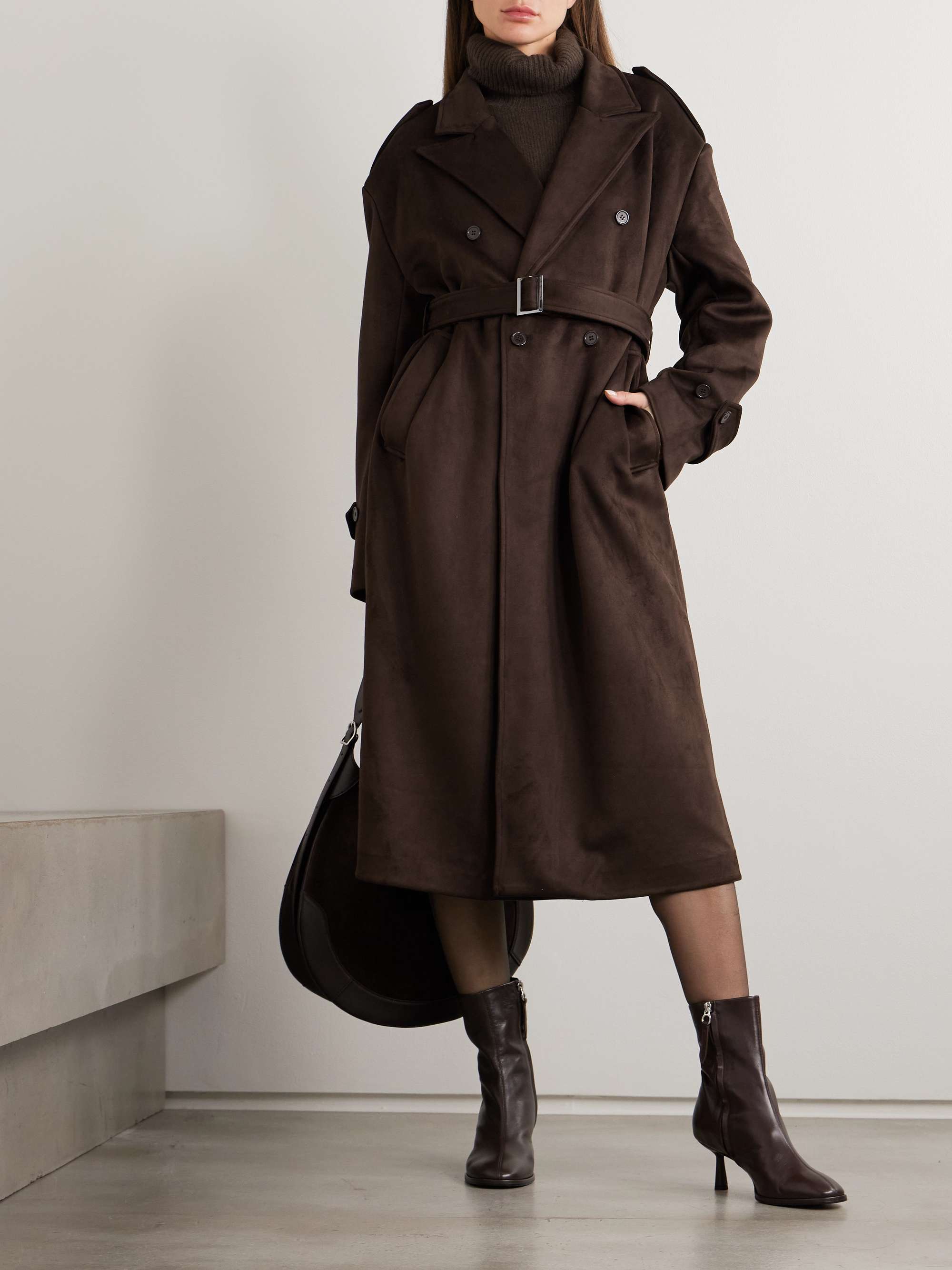 Pembroke Brushed Trench Coat