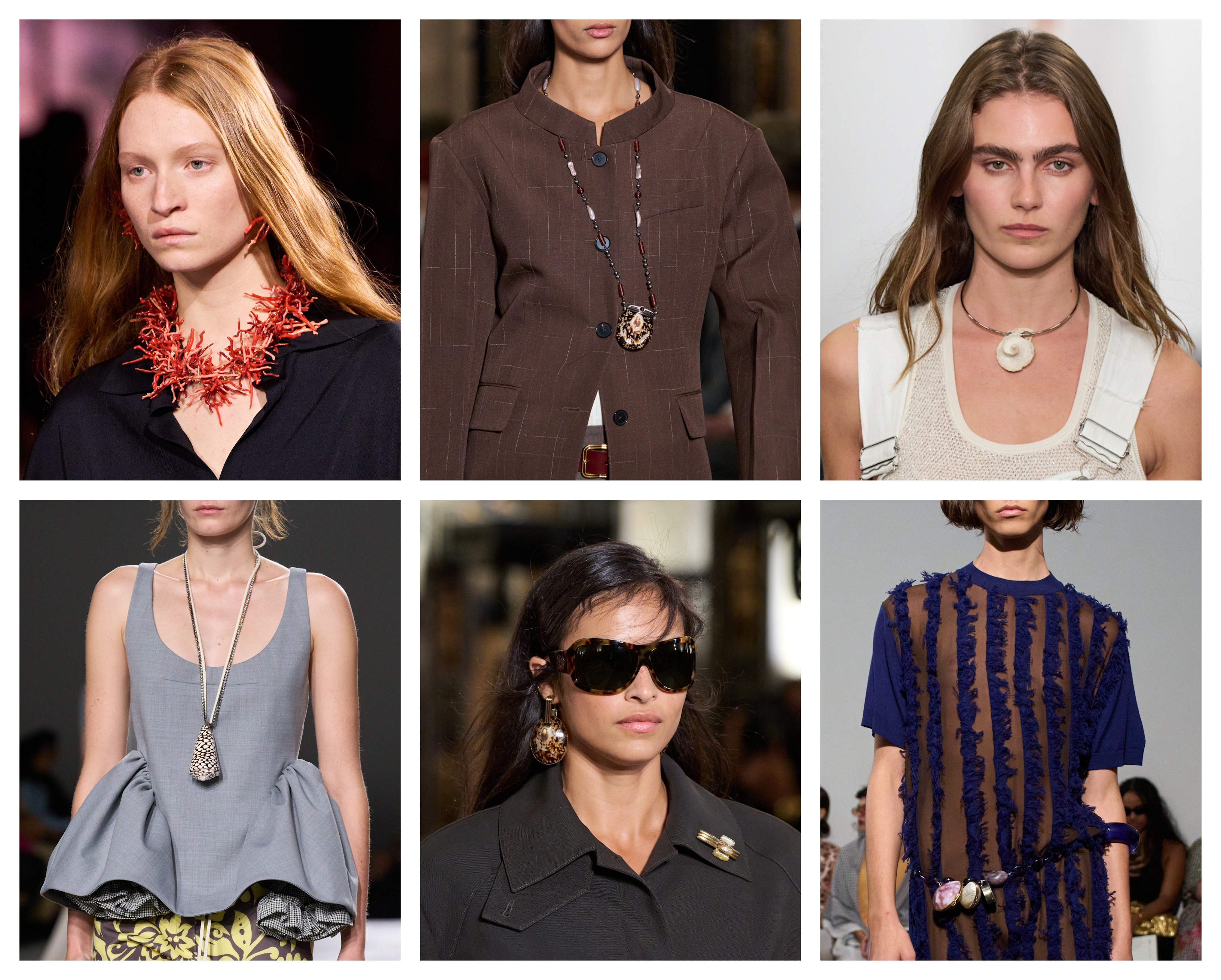 spring jewelry trends 2026, marine inspired jewelry at Chanel, Tory Burch, Ralph Lauren, Dries Van Noten, Zankov