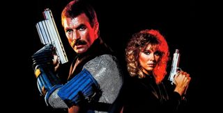 "Runaway" could be thought of as Michael Crichton's second near-future, out-of-control robots story following "Westworld."