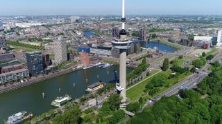 You can even stay the night in the Euromast tower