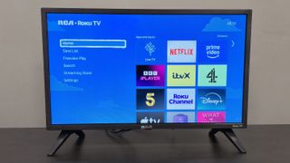 RCA Roku 24-inch HD TV on surface