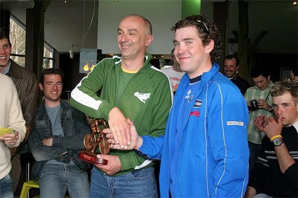 Ridley Trophy winner Menno Grootjans and Leon van Bon