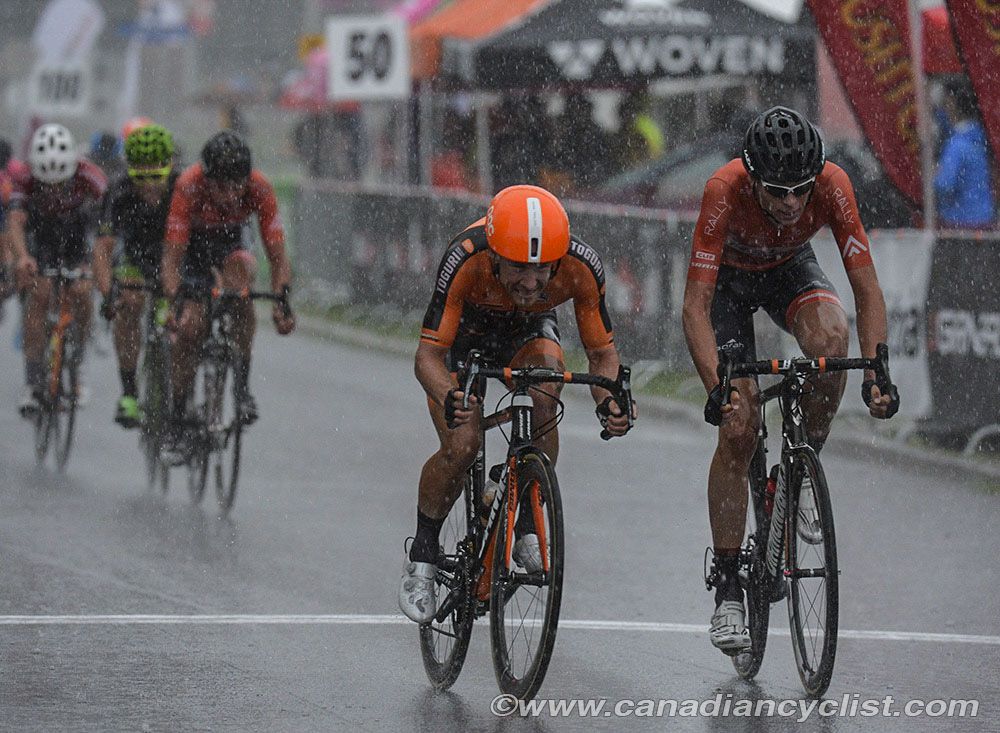Ryan Roth (Silber Pro) and Matteo Dal-Cin (Rally Cycling)