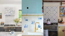 custom delft tile kitchens