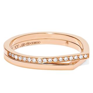 Antifer Rose Gold Diamond Ring