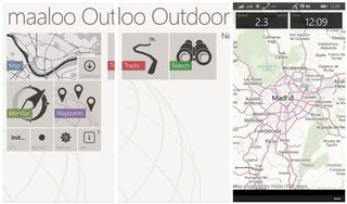 Maaloo Outdoors Main Pages and Map View