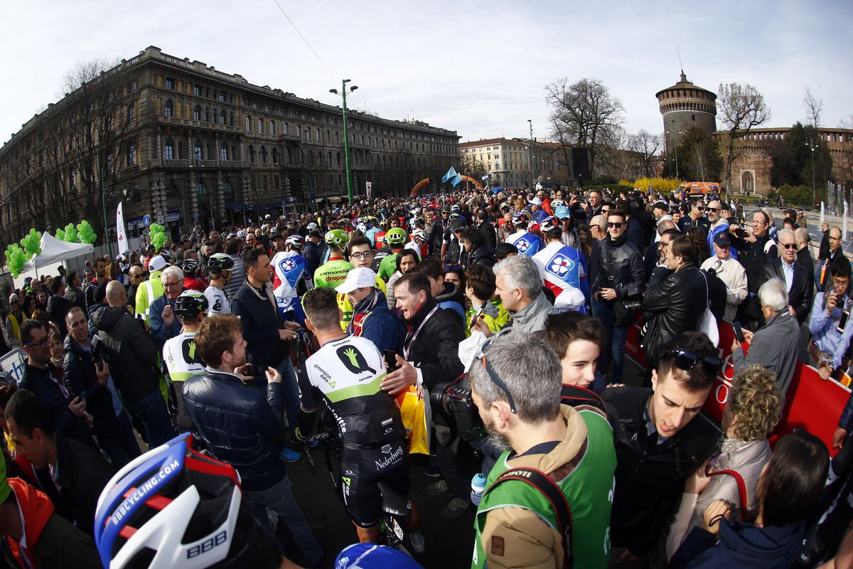The start of Milan-San Remo