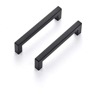 Ravinte 10 Pack 5 Inch Black Cabinet Pulls Kitchen Cabinet Handles Matte Black