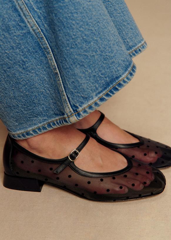 Aubane Low Babies - Black Mesh - Polyamide - S&amp;eacute;zane