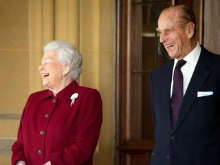 The Queen laughing with Prince Philip - Queen Elizabeth II