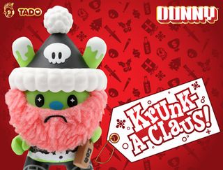 We love this bad Santa dunny design by artists Mike and Katie