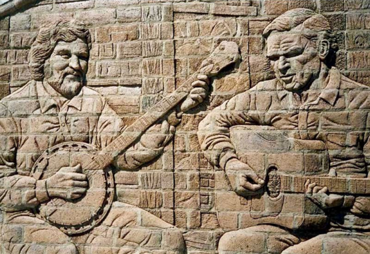 brick sculptures