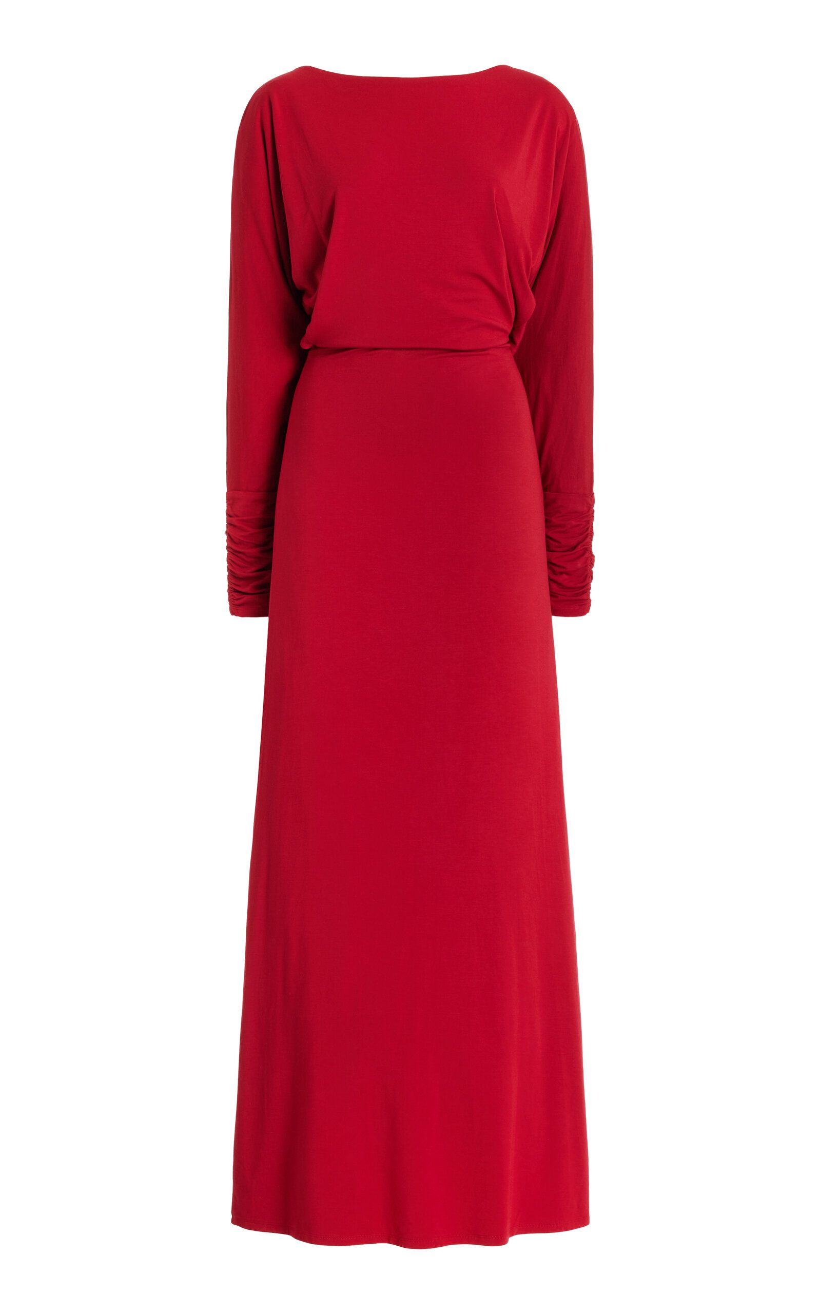 Sienna Draped Jersey Maxi Dress