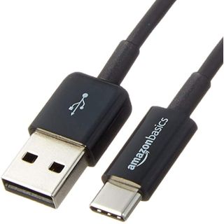 Amazon Basics USB-C USB A cable render.