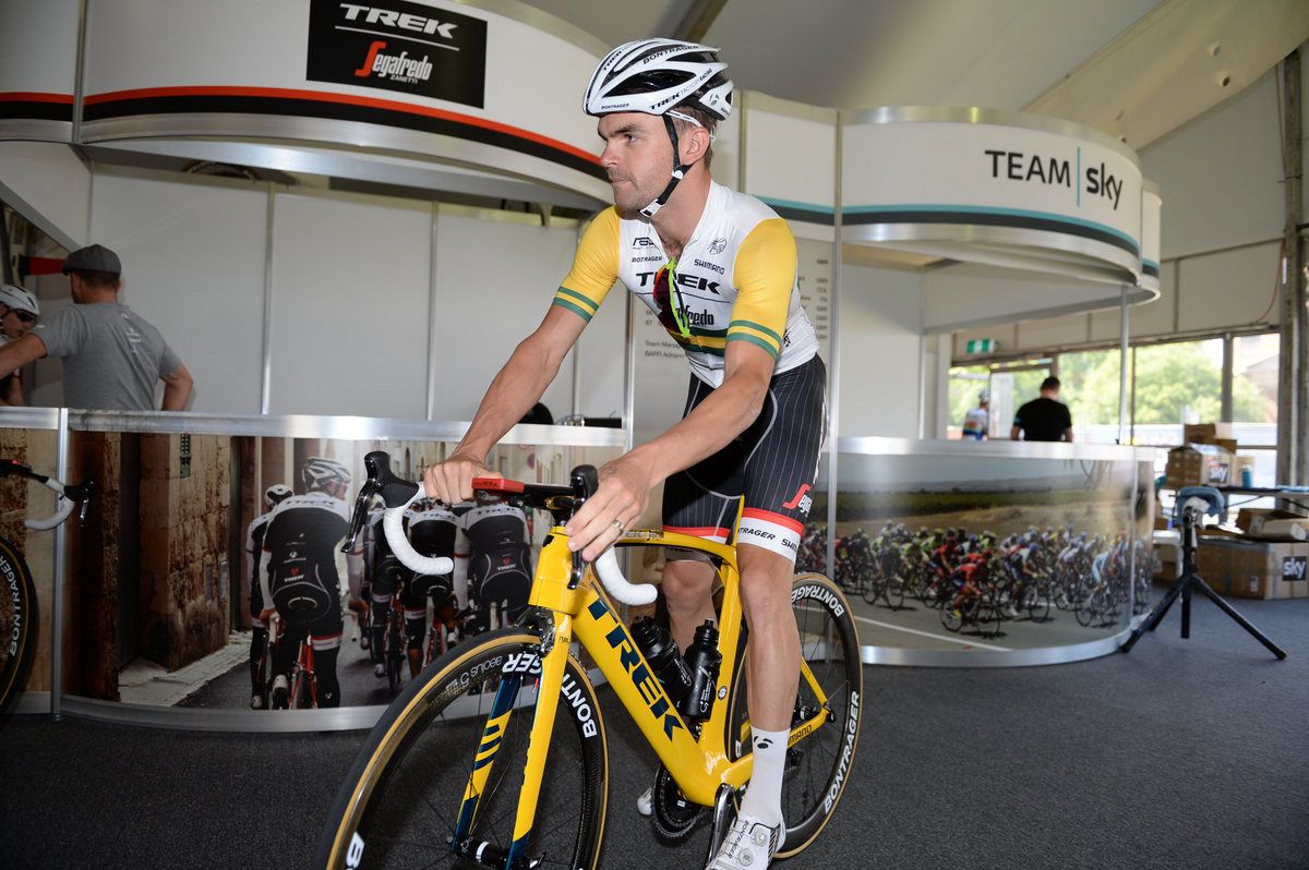 Jack Bobridge in his green and gold national jesey