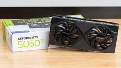 A GeForce RTX 5060 Ti graphics card