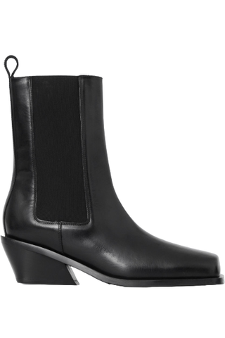 COS Square-Toe Leather Chelsea Boots 