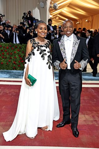 Tracey Collins and New York City Mayor Eric Adams attend The 2022 Met Gala