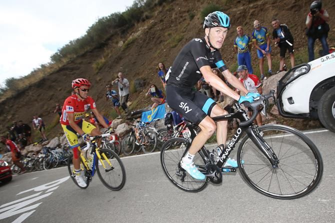 Froome pushed the pace to distance Valverde, but could not dislodge Contador