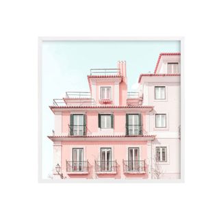Minted® Pastel Pink House Framed Art by Heather Loriece
