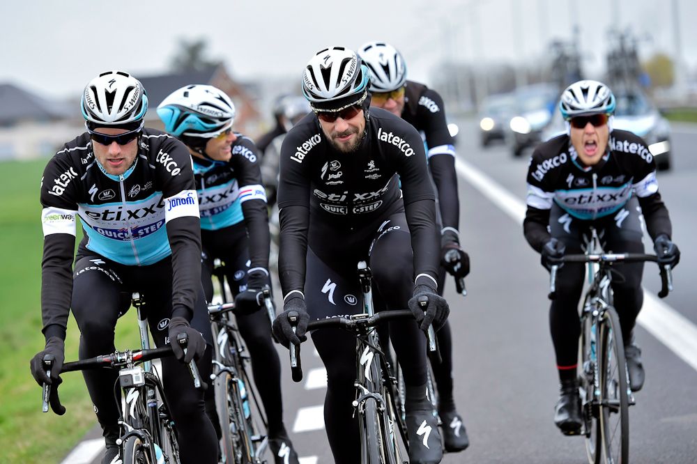 Nikolas Maes and Tom Boonen (Etixx-QuickStep)