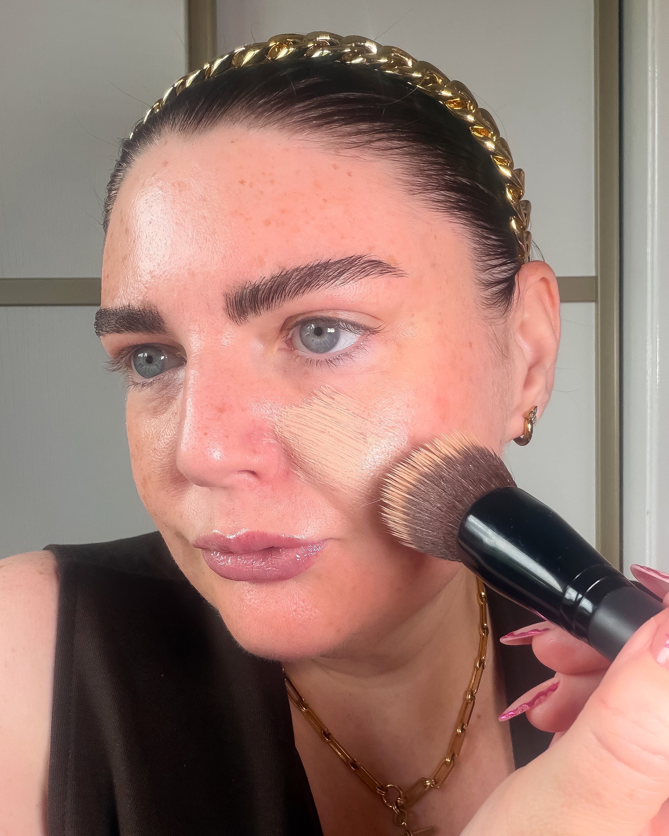 IT Cosmetics Do It All Sheer Tint Face Balm application
