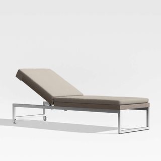 Dune Taupe Outdoor Chaise Lounge