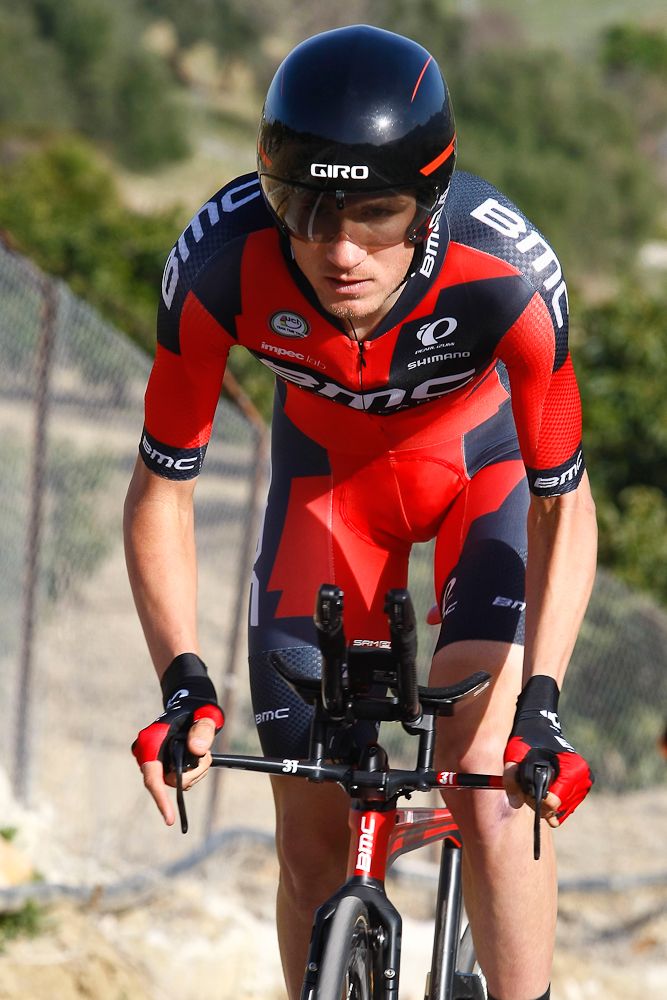 Tejay van Garderen on his way to winning the time trial at Ruta del Sol.