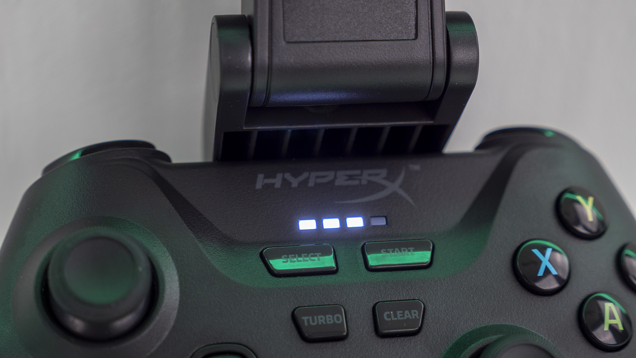 LEDs do controlador de embreagem HyperX