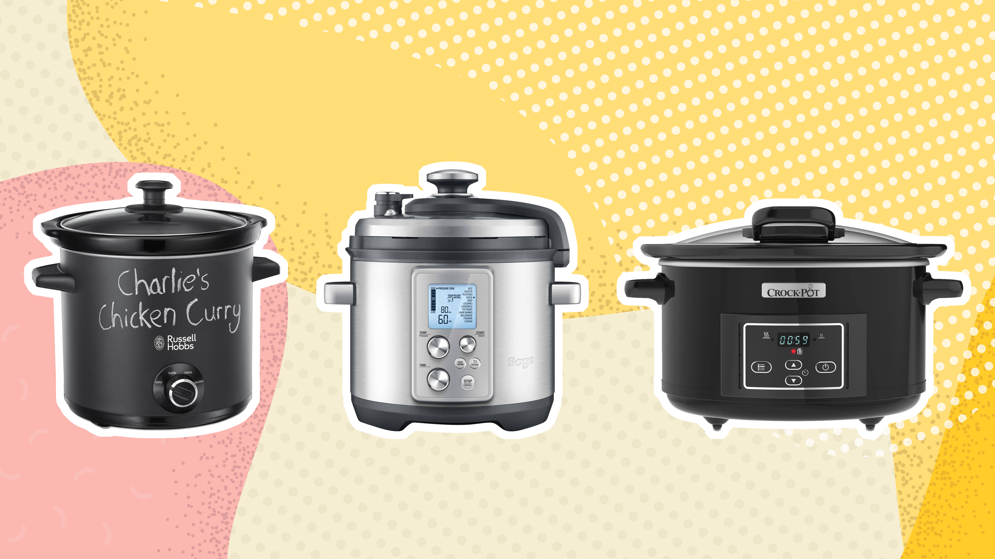 120w 3 Heat Settings Swan SF17011BN 1.5 Litre Retro Slow Cooker with Removable Ceramic Pot 
