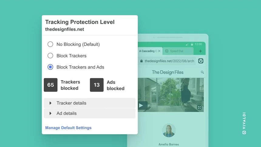 Vivaldi Browser features