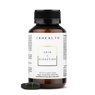 A product shot of the J.S. Health supplements - Skin and digestion