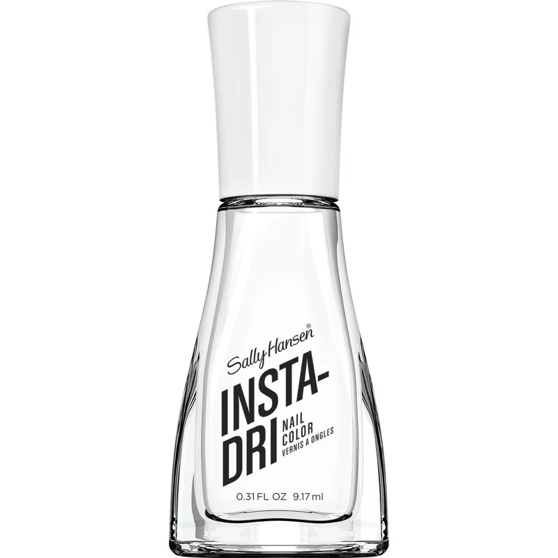 Sally Hansen Insta-Dri Nail Color - 113 White on Time - 0.31 Fl Oz