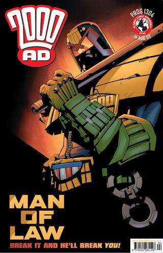Jock gets minimal with this Dredd cover.