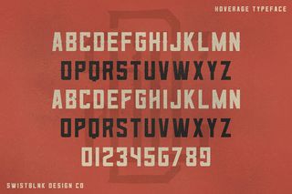 Free font: Hoverage