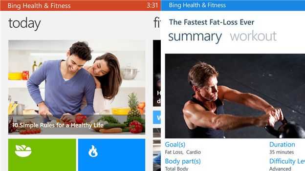 Bing Health & Fitness app brings wellness craze to Windows Phone 8