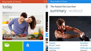 Bing fitness app