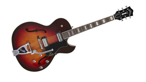 At just over 413mm (16 inches) wide, the Capri takes its style cues from Gibson's ES-175
