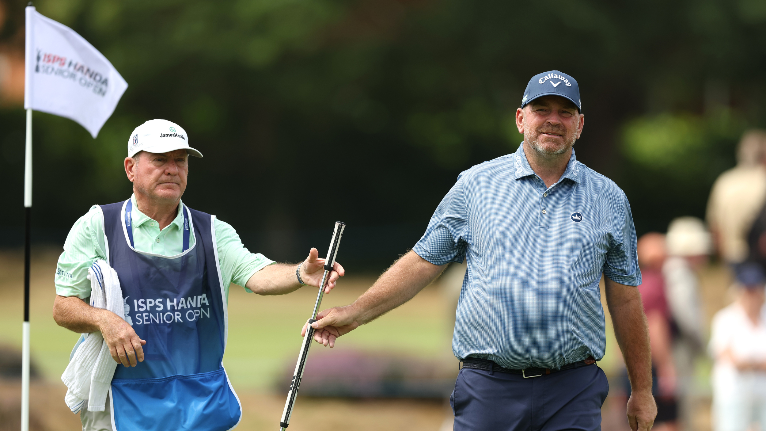Thomas Bjorn at the Senior Open