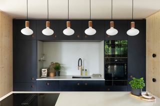 bespoke wooden kitchen at woven, a house by Giles Miller Studio