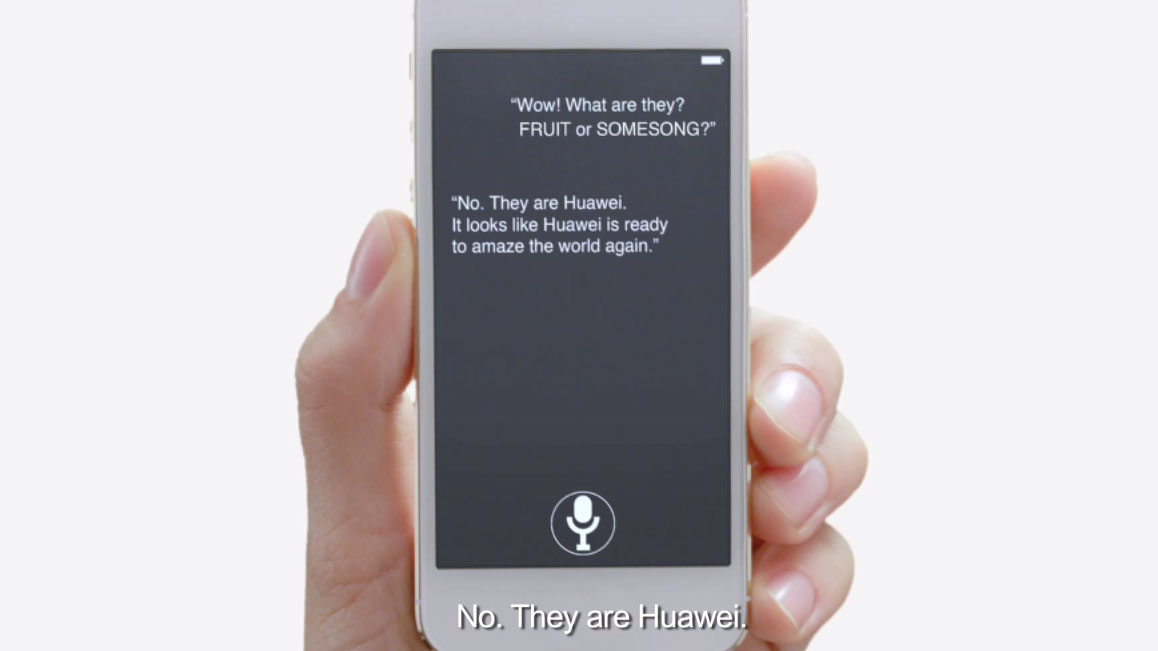 Huawei hijacks Siri to steal the MWC show from &#039;Some Song&#039;