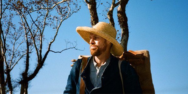 Vincent Van Gogh wearing a hat Willem Dafoe At Eternity&#039;s Gate