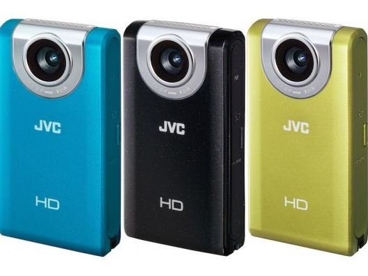 JVC&#039;s latest range of upright camcorders feature touchscreen control