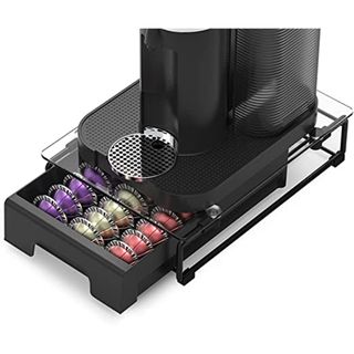 Tempered glass pod coffee drawer