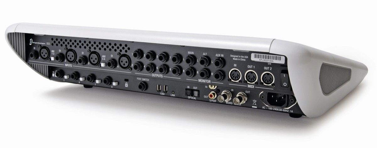 Four high-quality mic pres are round the back.