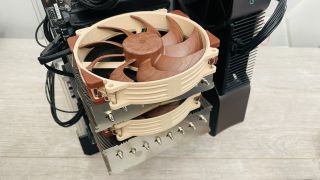 The Noctua NH-D15 G2 in situ.
