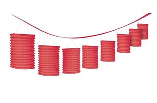 Asda Red Lantern Garland