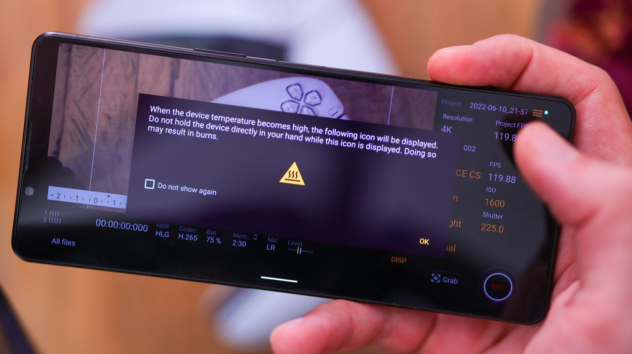 Photo of the Sony Xperia 1 IV