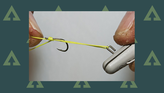 How to tie line to a spade-end hook | Advnture